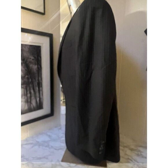 Ralph Lauren Dillard's 40 L Exc Pinstriped 100% Wool Sport Coat Vintage 1998 - Picture 3 of 8